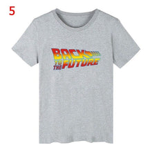 Load image into Gallery viewer, Back To The Future Tshirt Luminous T Shirt camiseta Summer Short Sleeve