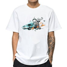 Load image into Gallery viewer, Back To The Future Tshirt Luminous T Shirt camiseta Summer Short Sleeve