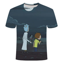 Load image into Gallery viewer, Drop ship Rick and Morty By Jm2 Art 3D t shirt Men's children's tshirt Summer