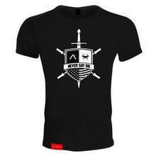 Load image into Gallery viewer, Men Short sleeve Cotton T-shirt Casual Black Print t shirt Gym Fitness