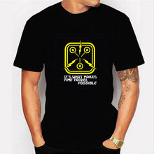 Load image into Gallery viewer, Back To The Future Tshirt Luminous T Shirt camiseta Summer Short Sleeve

