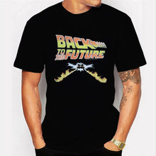 Load image into Gallery viewer, Back To The Future Tshirt Luminous T Shirt camiseta Summer Short Sleeve
