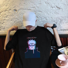 Load image into Gallery viewer, Harajuku Cartoon Anime Naruto Pain T Shirts Men Streetwear Short Sleeve
