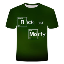 Load image into Gallery viewer, Drop ship Rick and Morty By Jm2 Art 3D t shirt Men's children's tshirt Summer
