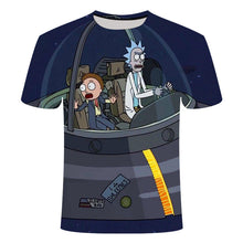 Load image into Gallery viewer, Drop ship Rick and Morty By Jm2 Art 3D t shirt Men's children's tshirt Summer
