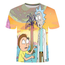 Load image into Gallery viewer, Drop ship Rick and Morty By Jm2 Art 3D t shirt Men's children's tshirt Summer
