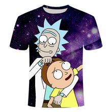 Load image into Gallery viewer, Drop ship Rick and Morty By Jm2 Art 3D t shirt Men's children's tshirt Summer
