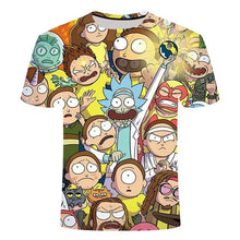 Load image into Gallery viewer, Drop ship Rick and Morty By Jm2 Art 3D t shirt Men's children's tshirt Summer
