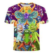 Load image into Gallery viewer, Drop ship Rick and Morty By Jm2 Art 3D t shirt Men's children's tshirt Summer
